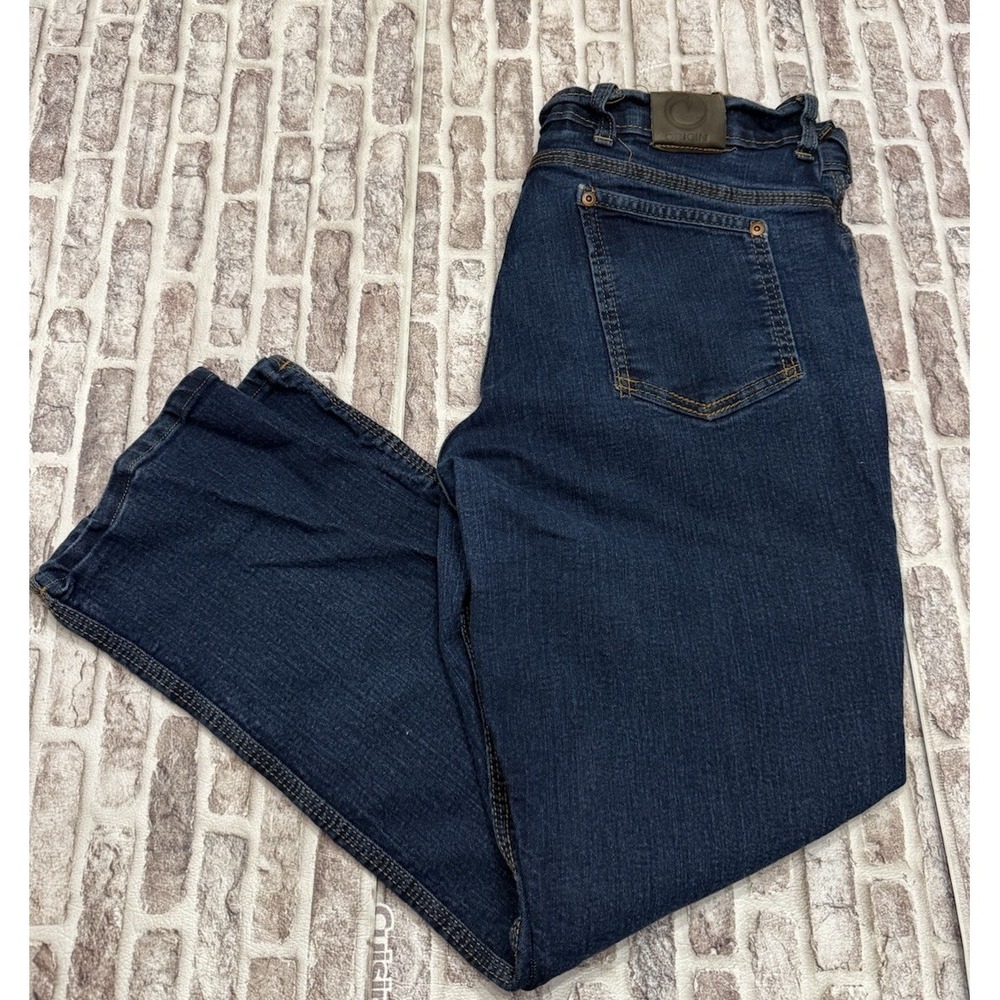 Origin Jeans Mens 34x29 Blue Made In USA Delta 68 OD68 Legit‎ Fit Stretch Slim